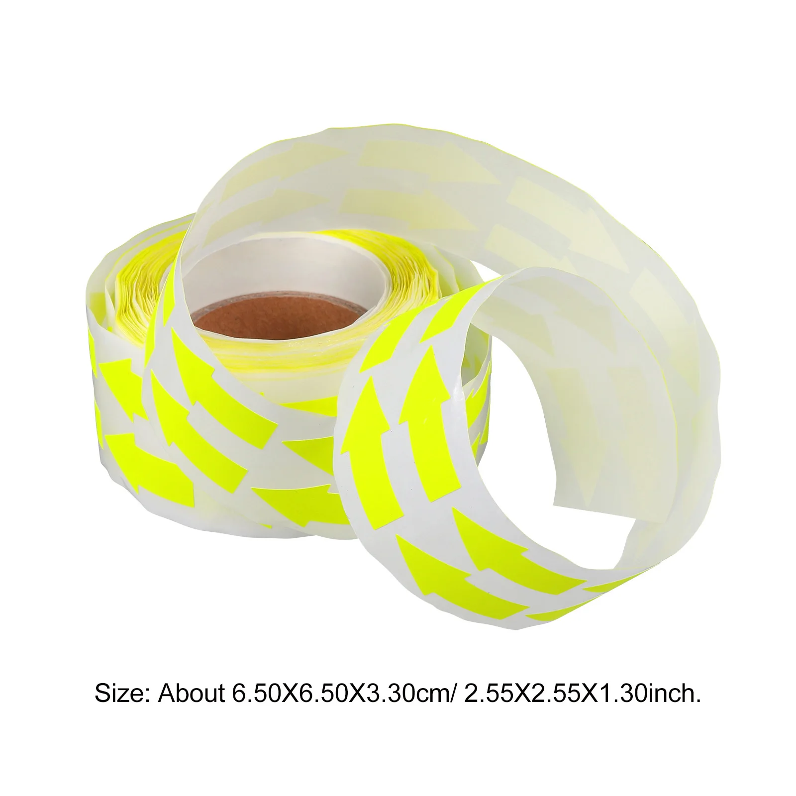 

Arrow Label Stickers Fluorescent Roll Self-Adhesive Decorative Stickers for DIY Craft Home Office Warning Direction