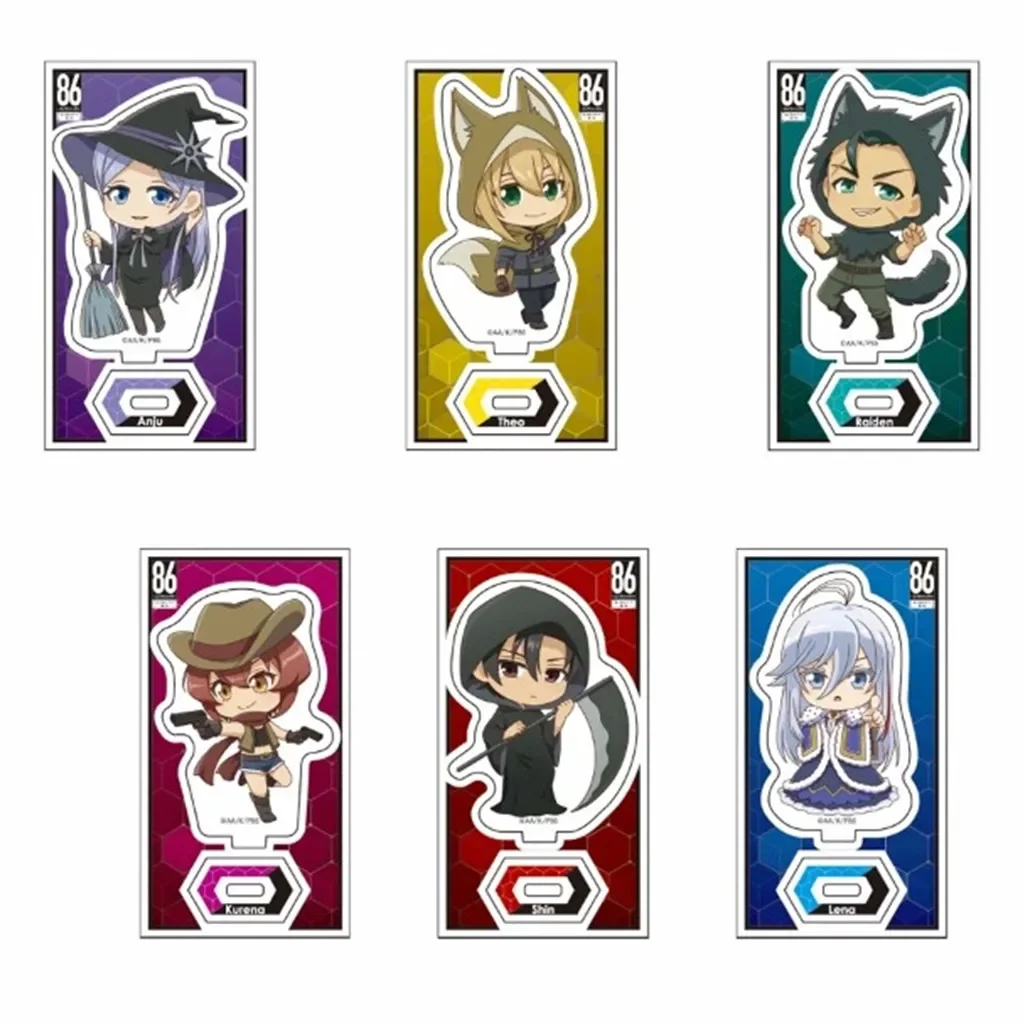 

Anime 86 Kurena Kukumila Mini Figure Doll Shinei Nouzen Vladlena Milize Acrylic Stands Model Cosplay Toy for Gift