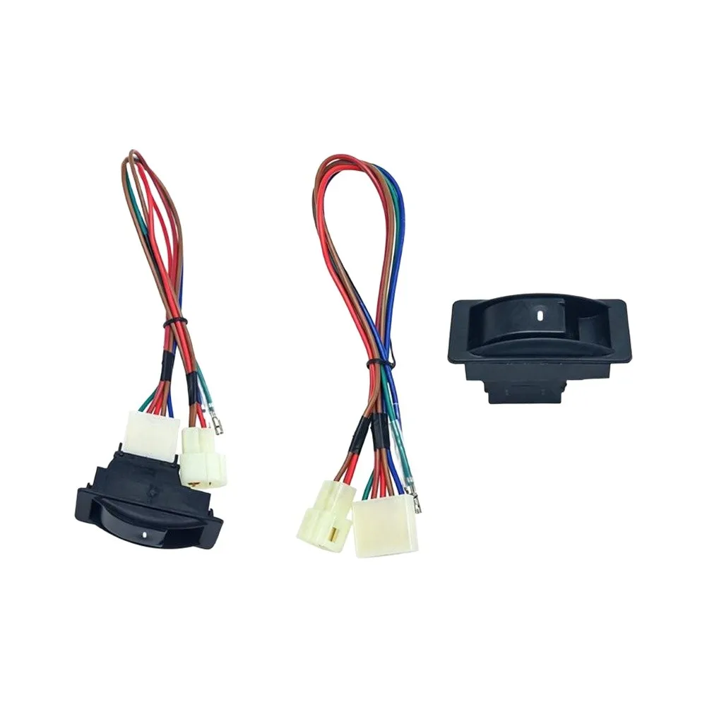 Power Window Switch Kit for For two-Door Vehicles Featuring 12V 24V Operation and Complete Wiring and Bracket Set