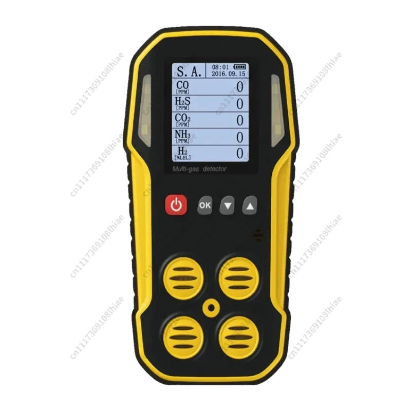 Automobile Portable exhaust 4 in 1 sensor Gas analyzers sound light alarm no ch4 h2s - co/co2/hc/o2/nox multi air gas detector