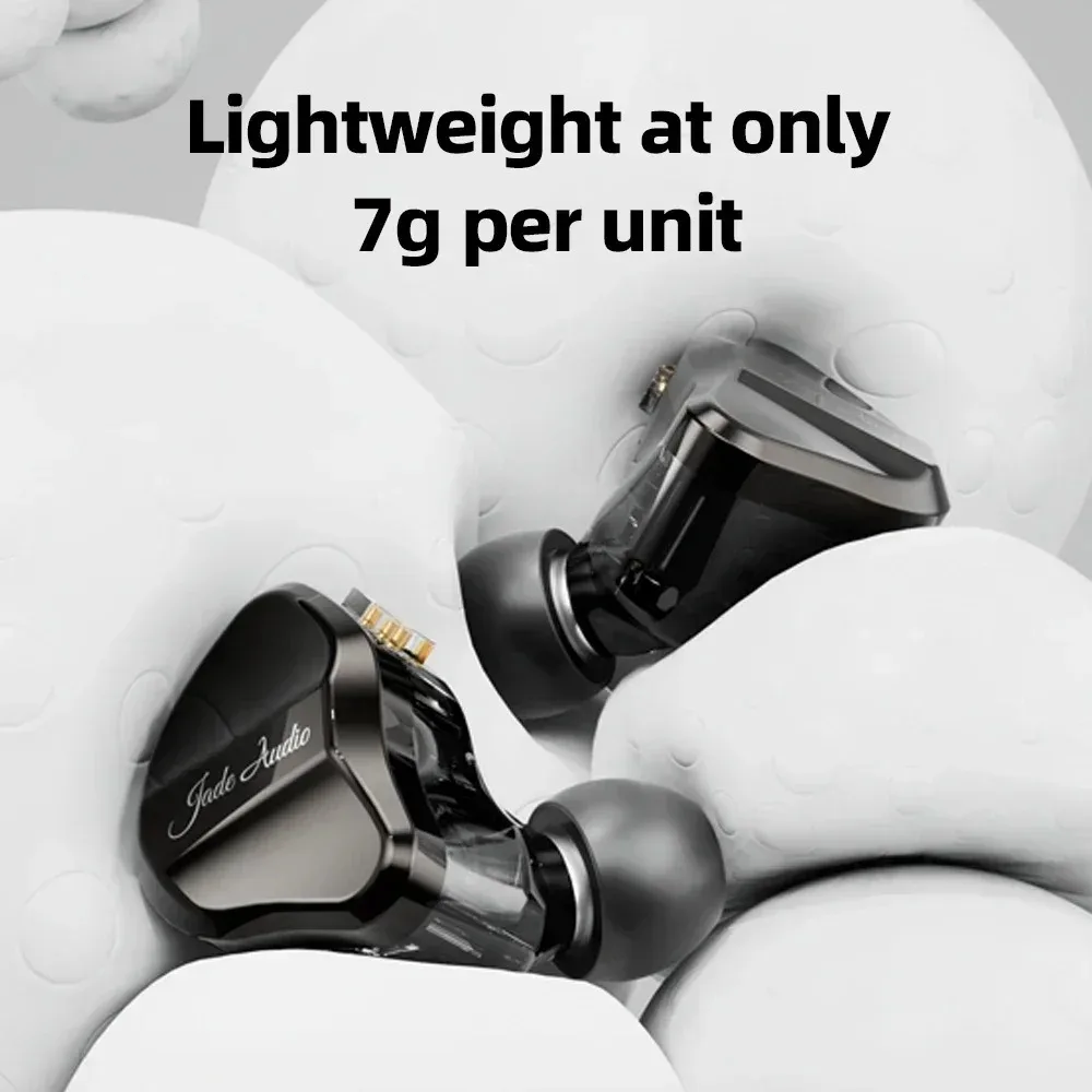 Słuchawki douszne FiiO JD1 Przewodowe słuchawki douszne HiFi 10 mm LCP Dynamic Driver Słuchawki douszne z mikrofonem Zestaw słuchawkowy Hi-Res Audio Certified — zdjęcie produktu 2