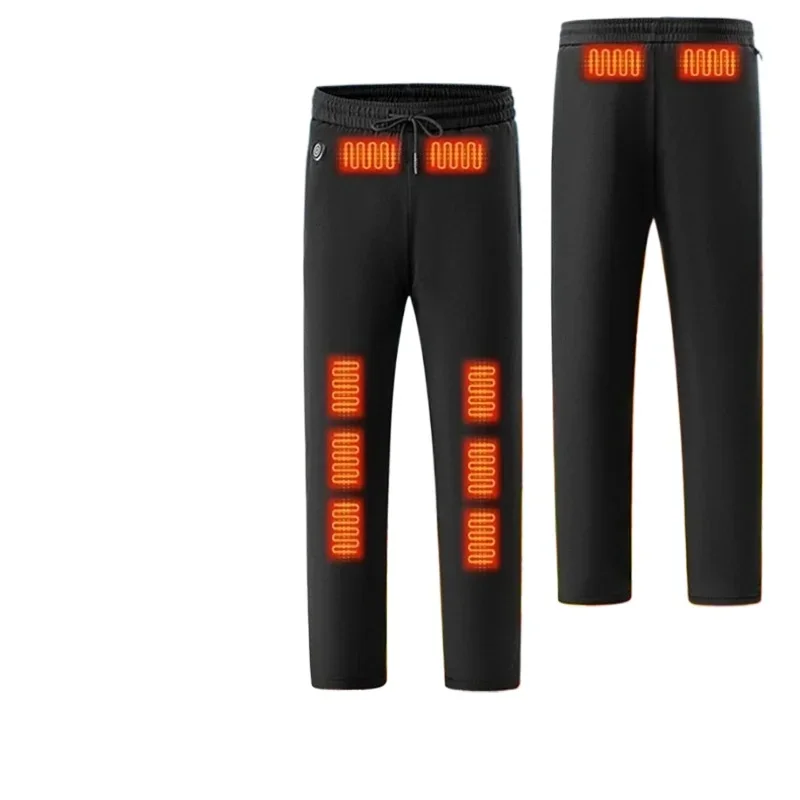 2025 New Electric Heating Pants Thermal Trousers Men Women Outdoor Ski Hunting Warm Heated Clothes Constant Temperature Control