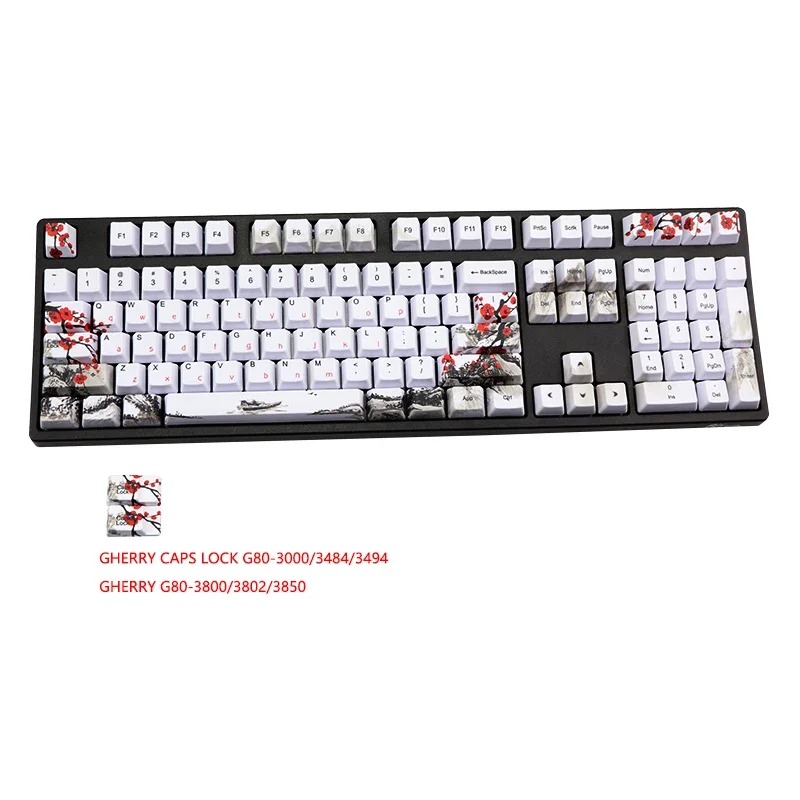 

PBT Wangjiangmei keycap 110 key OEM height five-sided sublimation filco IKBC keycap