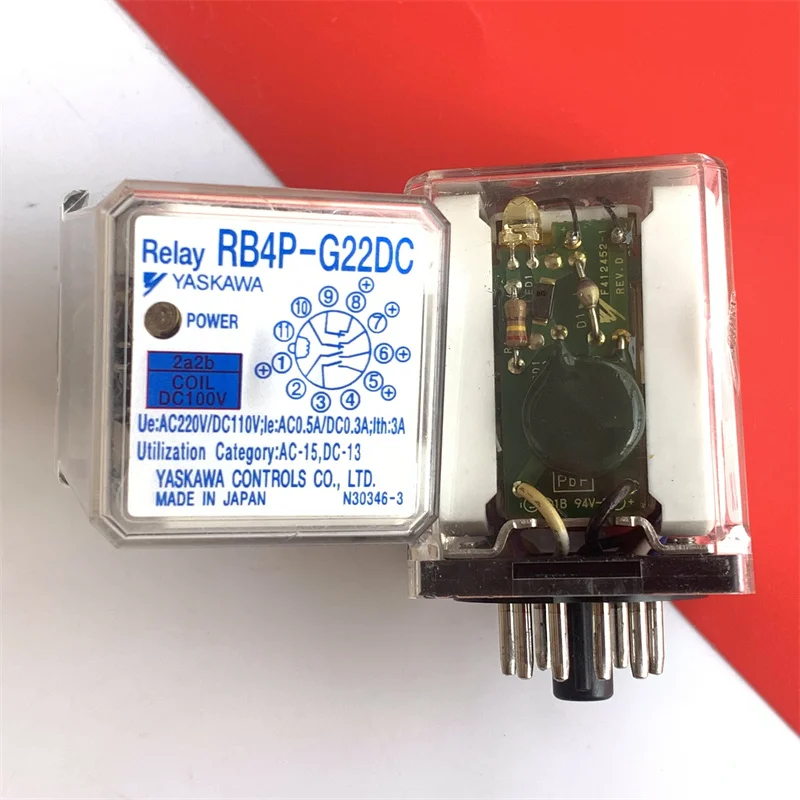 RB4P-G22DC imported, Yaskawa DC110V high-precision industrial control relay, genuine,