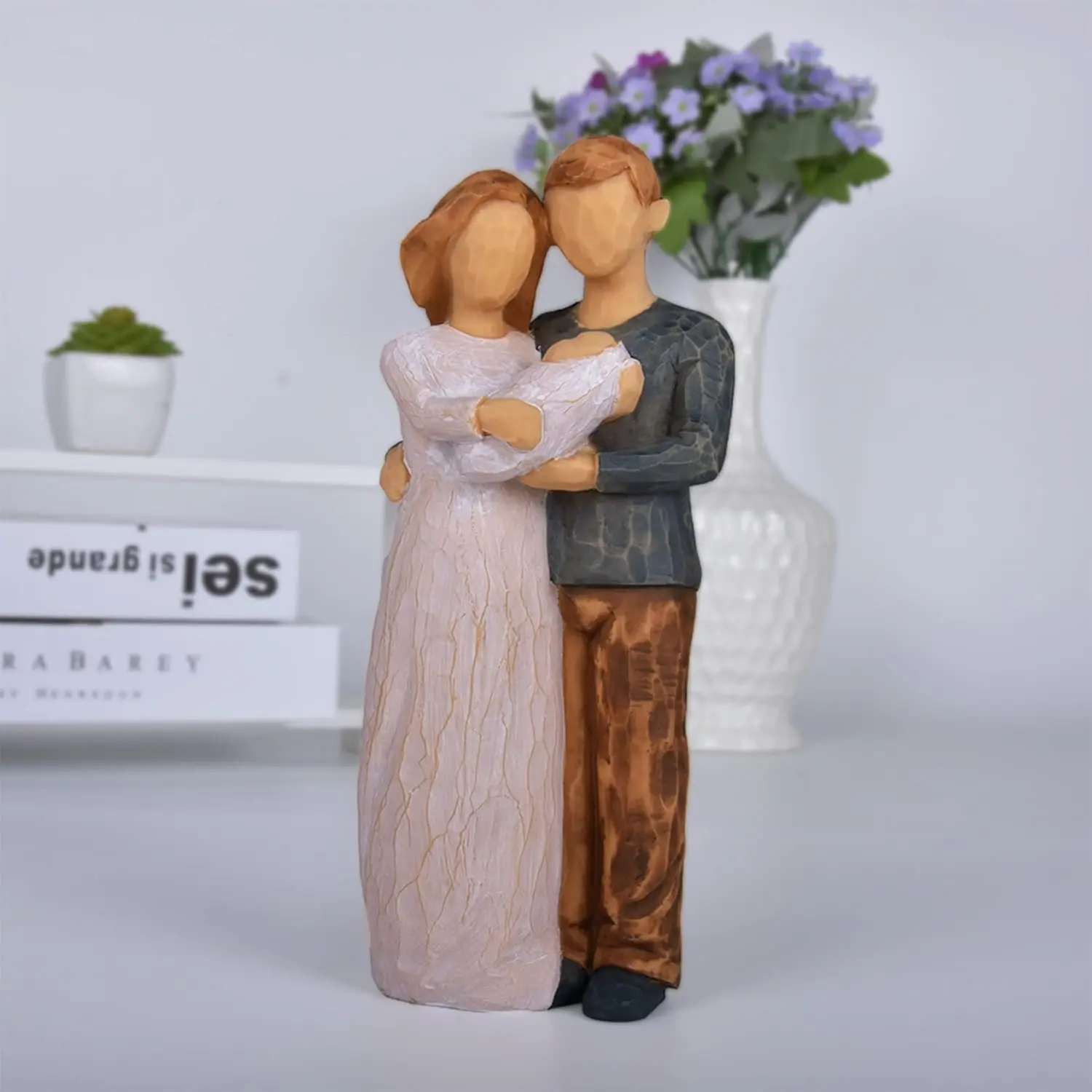 

Family Together Figure Sweet Loving Together Couple and Baby Collectible Figurines Love Family Statue & Sculpture Gifts