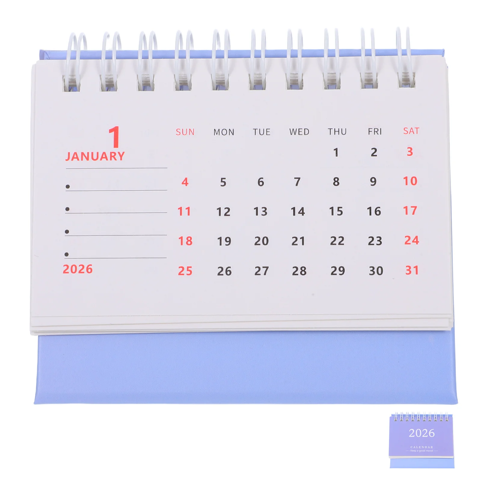 

Small Desk Calendar 2026 Modern Standing Flip Design Minimalist Solid Color Decoration for Office Study Living Room Table Top