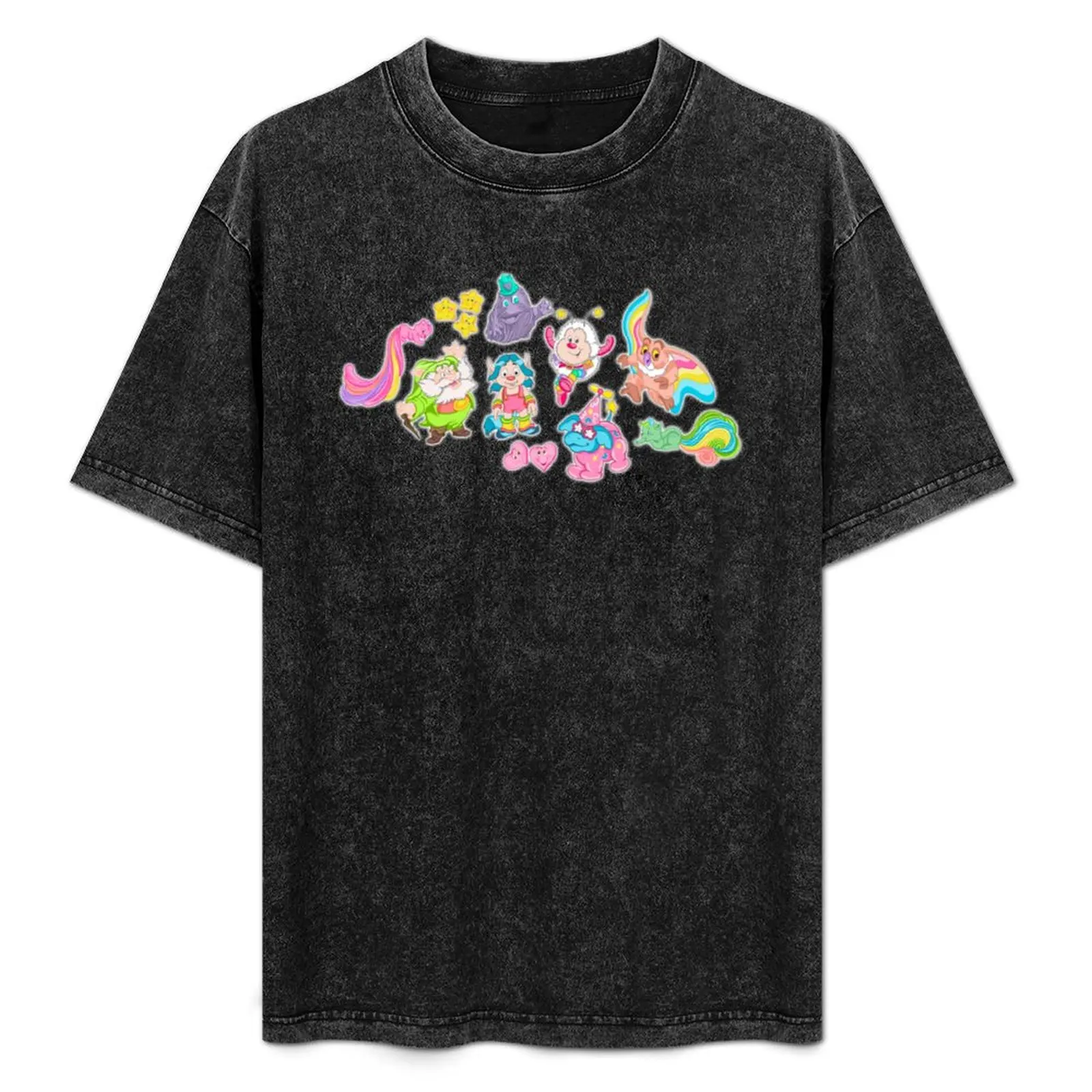 

Supporting Cartoon Characters of the 80s T-Shirt Novelty Graphic Tee Shirt