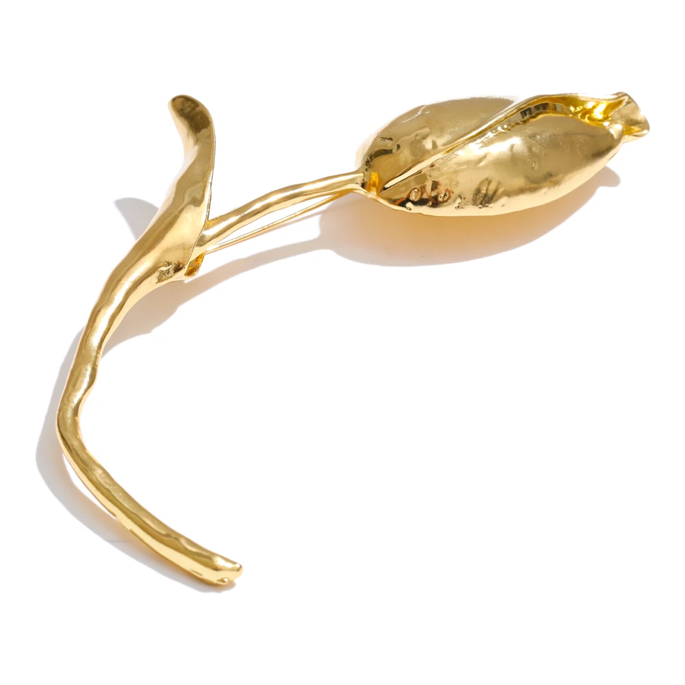 Mchic Zinc Alloy Big Brooch Flower Shaped Fashion Design Large Clothes Accessories Jewelry Selected Gifts Popular New Wholesale