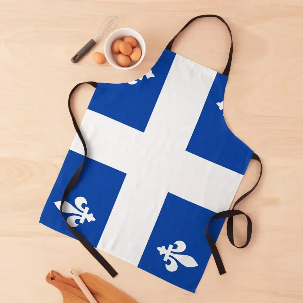 

Quebec Flag Apron Kitchens For Men Custom Kitchen accessories japanese style Apron