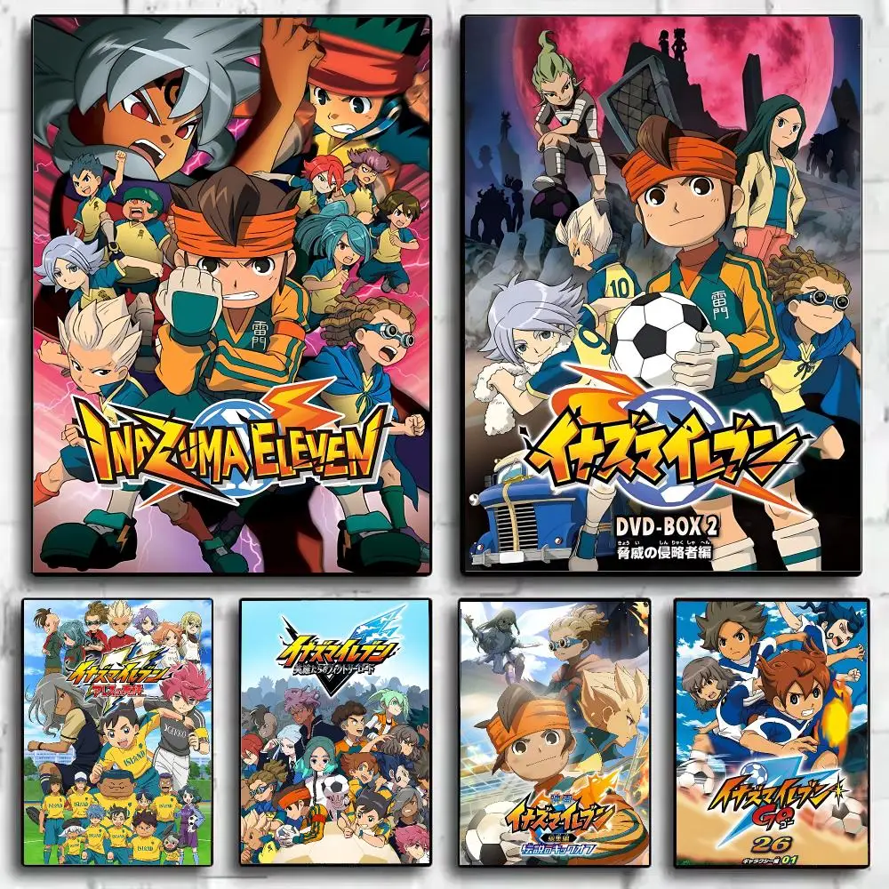 Soccer Sports Anime I-Inazuma E-Eleven Poster Wall Art Print Sticker for Bedroom Living Room Dorm Office Modern Home Decor