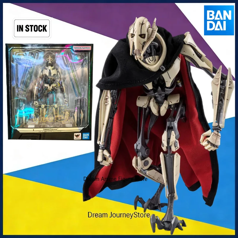 

В наличии: Оригинальная коробка BANDAI S.H.Figuarts Star Wars: Месть ситхов, Генерал Гривус, коллекционная фигурка SHF, подарок.