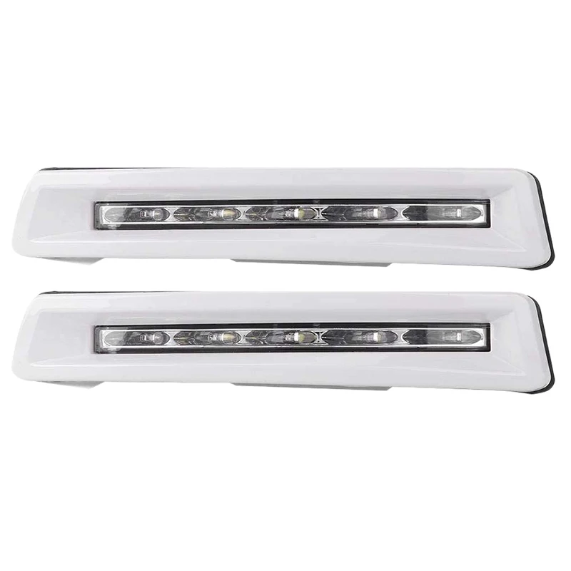 

DRL Daytime Running Light, Pair Of 12V LED DRL Daytime Running Lights Fit for Land Cruiser FJ200