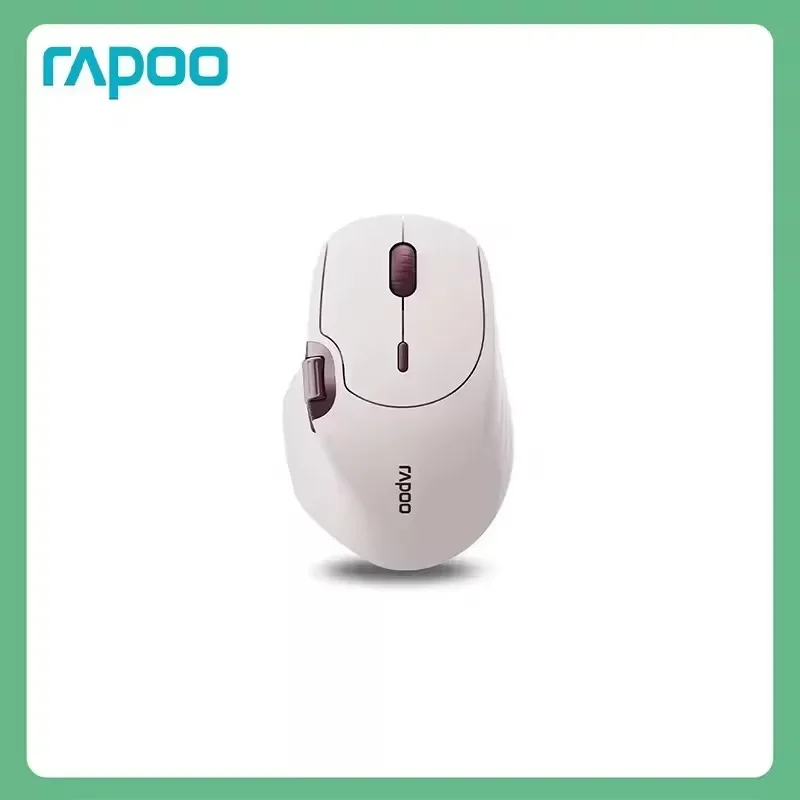 3 Mode Rapoo MT560 Wireless Mouse Hall Magnetic Induction Knob Cross Screen Ergonomic Lightweight Gaming PC Accessory