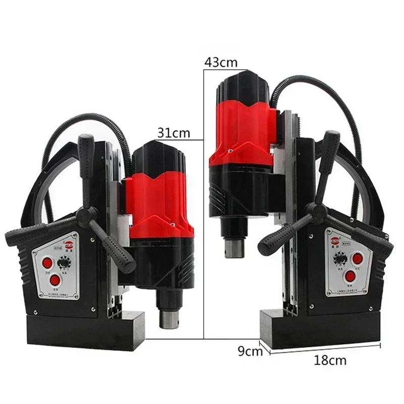 Magnetic drill 220V Multifunctional Magnetic Drill Portable Bench Drill Core Stepless Speed 0-650rpm Hot sales