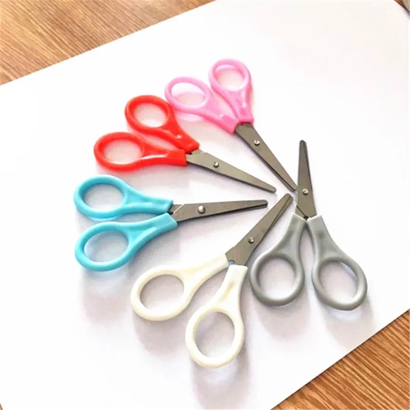 

Student Scissors DIY Handmade Scissors Safety Ruler Scissors Stationery Student Supplies Office Supplies for Paper Fabric