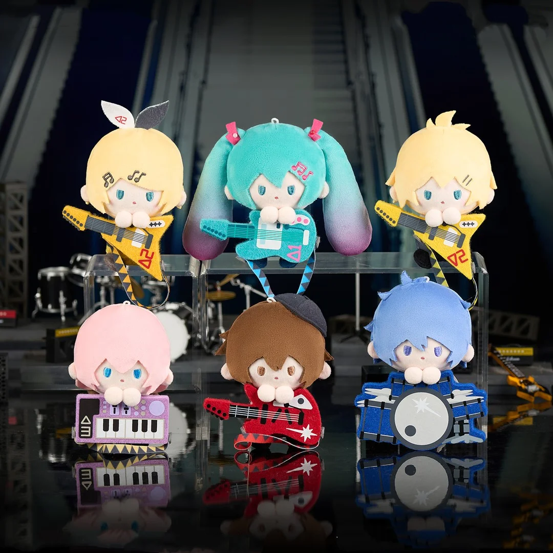 本物のかわいい125mm初音ミク-スパークシリーズ-パタぬいぐるみ-ルカ-リン-レン-メイコ-カイト-ぬいぐるみ-﻿-コレクションドールギフト