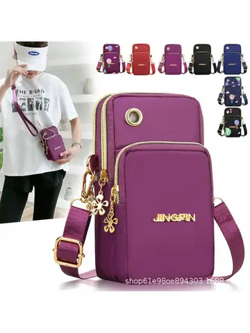 2025 Nuova mini borsa inclinata da donna, borsa per cellulare, borsa per soldi per mamma alla moda