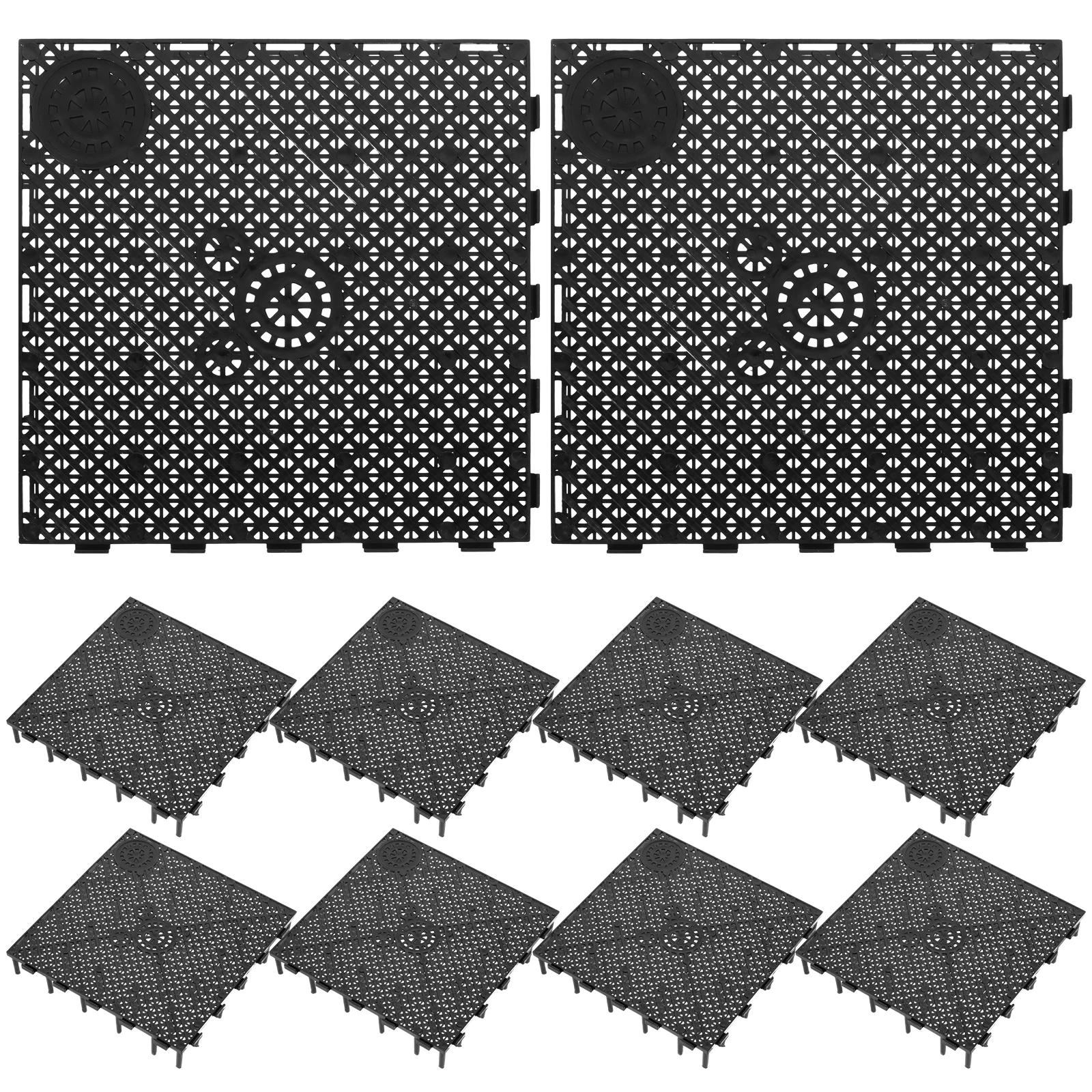 

10pcs Filter Plate PVC Aquarium Bottom Grid under Gravel Plates Water Pump Tank Fish Isolation Board Submerged Installation