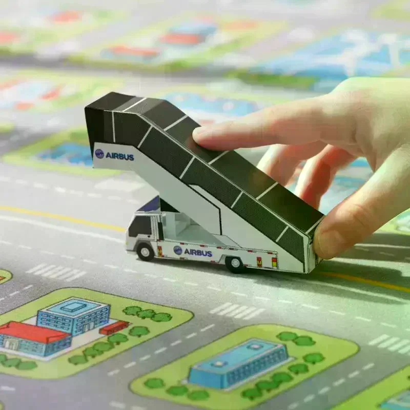 1: 400 simulation model airport ground wide body canopy boarding vehicle abrasive cannot improve static performance