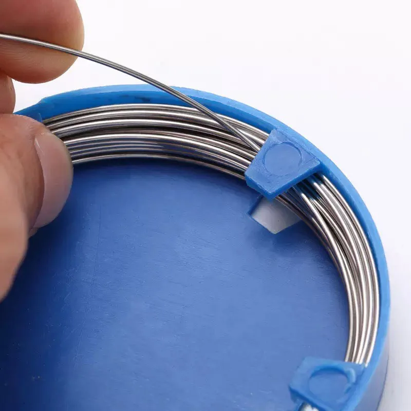 1 Doos/Roll Tandheelkundige Orthodontie Ronde Rvs 0.5-1.6mm Boog Draad Tandarts Orale materialen Tanden Chirurgische instrumenten