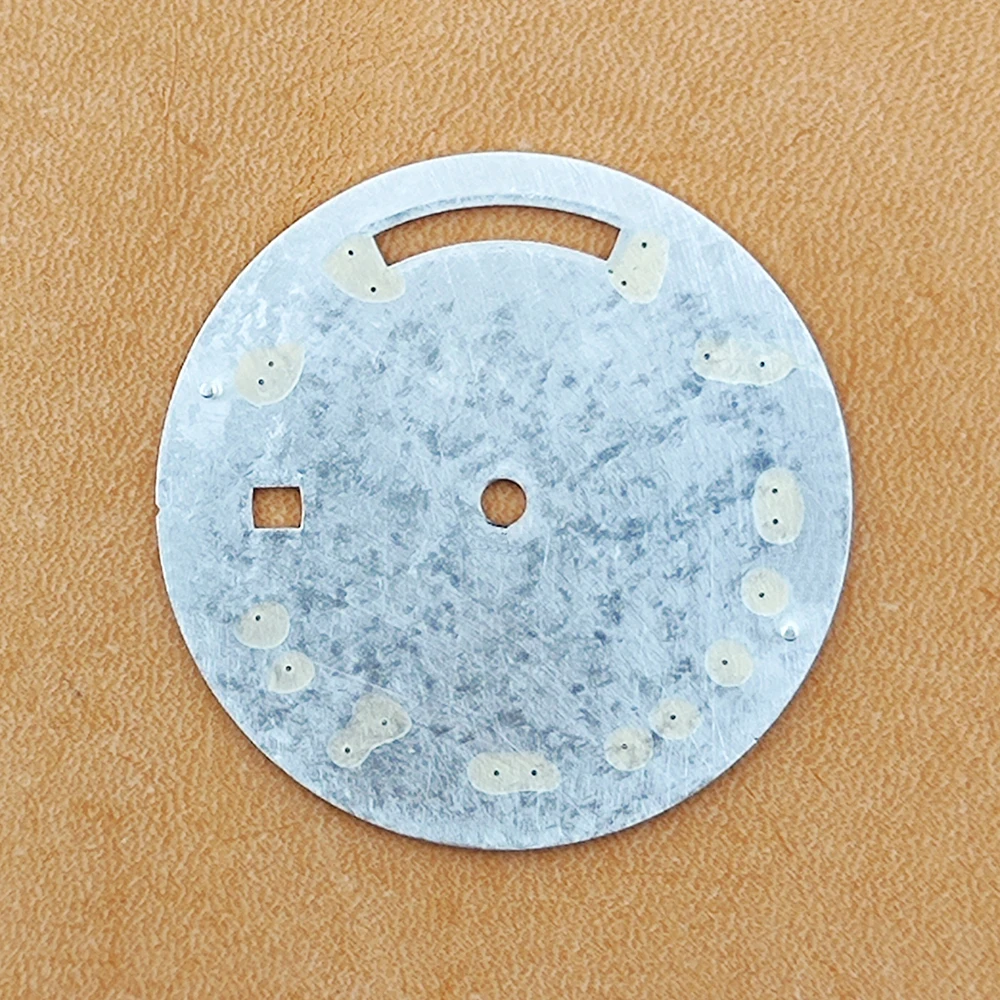 31mm Miyota 8285 Watch Dial Custom Logo Black green Roman dial Green Luminous dial Fit Miyota 8285 movement