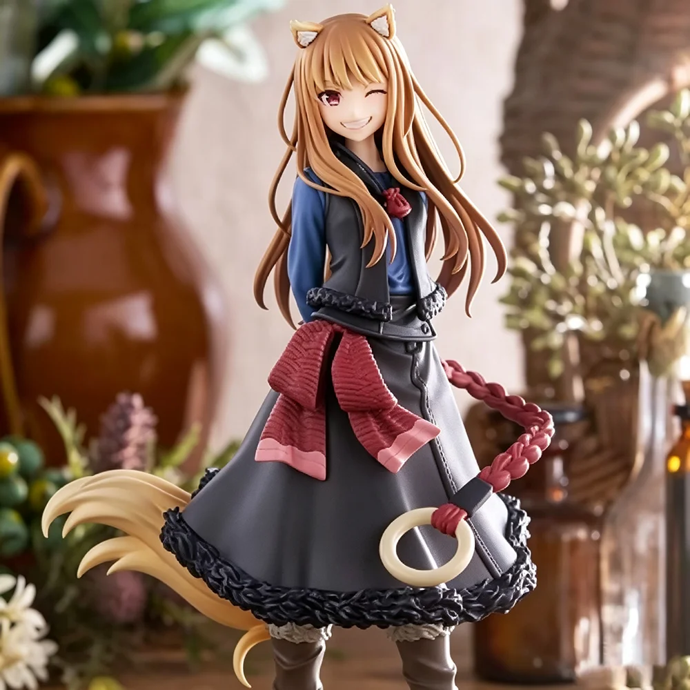 Figura de Anime Luminasta Spice and Wolf Holo de 17 cm, MUJER COMPRADORA SE CONSIGUE AL Lobo SABIOS, Figura de Acción Coleccionable, Muñeca de Juguete