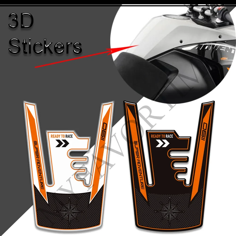 

Fit 1190 Super Adventure R S Motorcycle Tank Pad Side Grips ADV Gas Fuel Oil Kit Knee Protection 3D Stickers