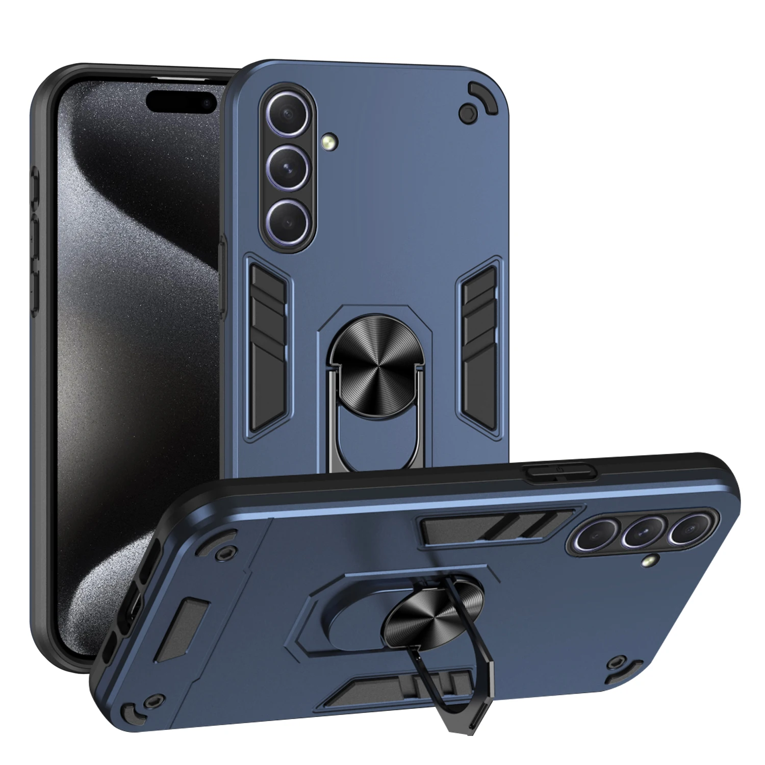 Shockproof Magnetic Phone 360°Rotate Bracket Cover for Samsung Galaxy A73 A72 A71 A55 A54 A53 A52 A51 A35 A34 A33 A32 A25 5G 4G