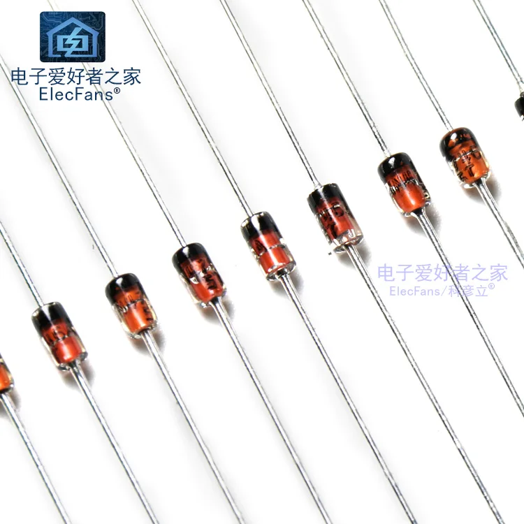 

7 types of 10 pcs each. Commonly used 1W Zener diode package 3.3V/5.1V/6.2V/9.1V/12V/15V/18V 10 pcs each