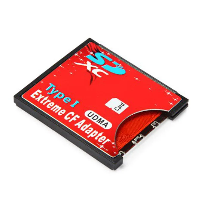 CYDZ  SD SDHC SDXC to 3.3mm High-Speed Extreme Compact Flash CF Type I Height Adapter Card for 16GB 32GB 64GB 128GB