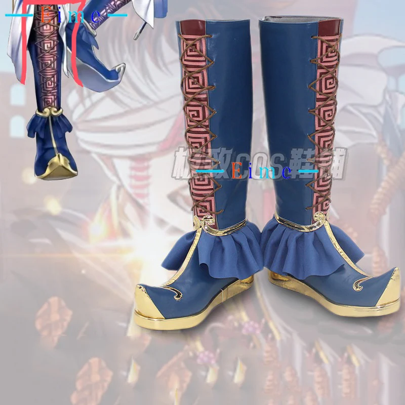 

First Emperor Qin Shi Huang Cosplay Shoes Halloween Carnival Boots Comic Record of Ragnarok Cosplay Props Custom Made