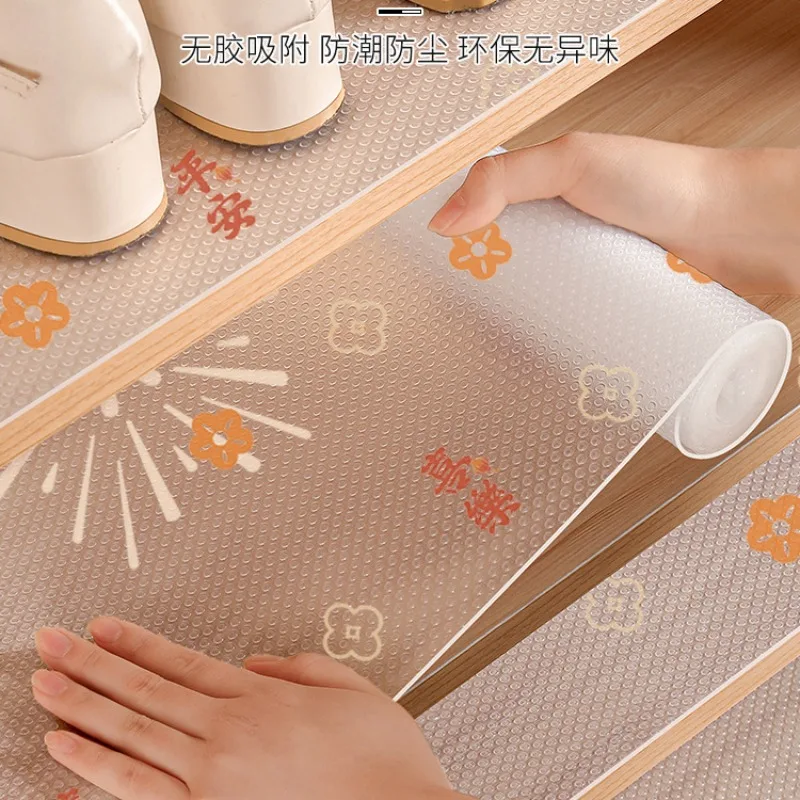 

1 шт., водонепроницаемый термостойкий кухонный коврик из ЭВА, простой водонепроницаемый и утолщенный вкладыш для полки без клея для домашнего использования в ресторане