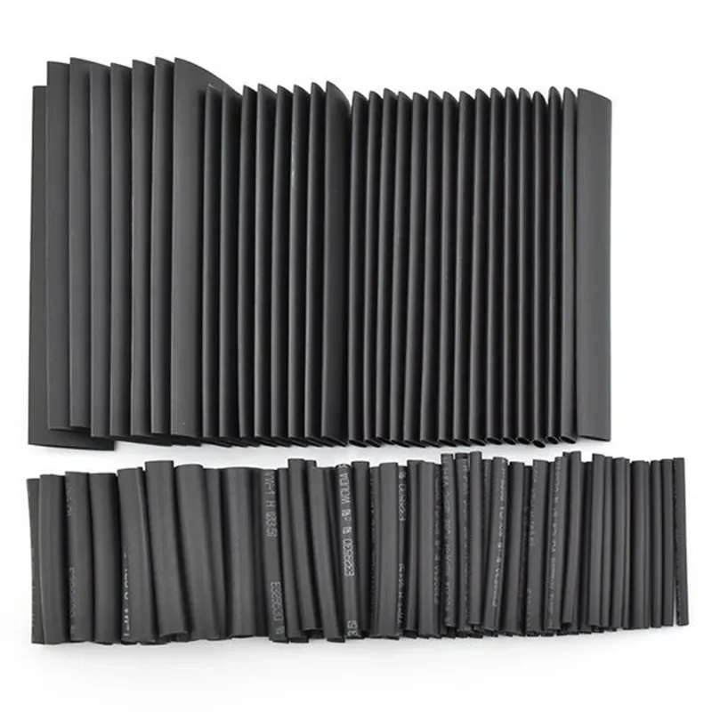 127pcs Heat Shrink Tubing Kit Insulated Wire Cable Sleeves Wrap Waterproof Heat Shrinkable Tube Set for Electrical Wiring