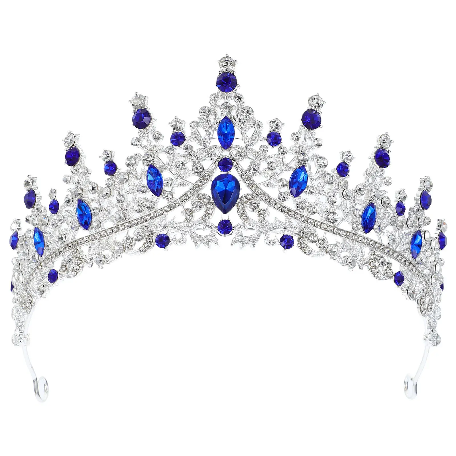 

Rhinestone Crown Tiara Birthday Queen Crown Women Princess Tiaras Wedding Party Halloween Christmas Accessories