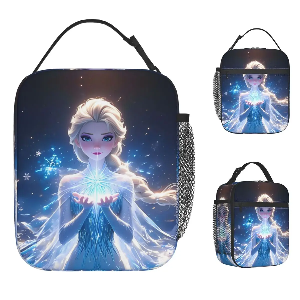 

Aventura Fantasy Изолированная сумка для обеда Герметичный контейнер для обеда «Холодное сердце» Эльзы Термосумка-тоут Ланч-бокс Колледж Открытый Мужчины Женщины