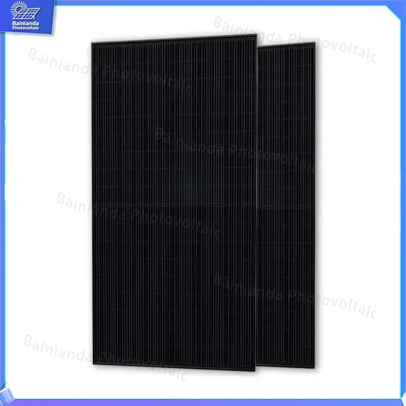 Jinko Solar Panel 605W 610W 615W 620W 625W 630W All Black Monocrystalline PV Module High Efficiency 23 5% 24 0% 24 5% for