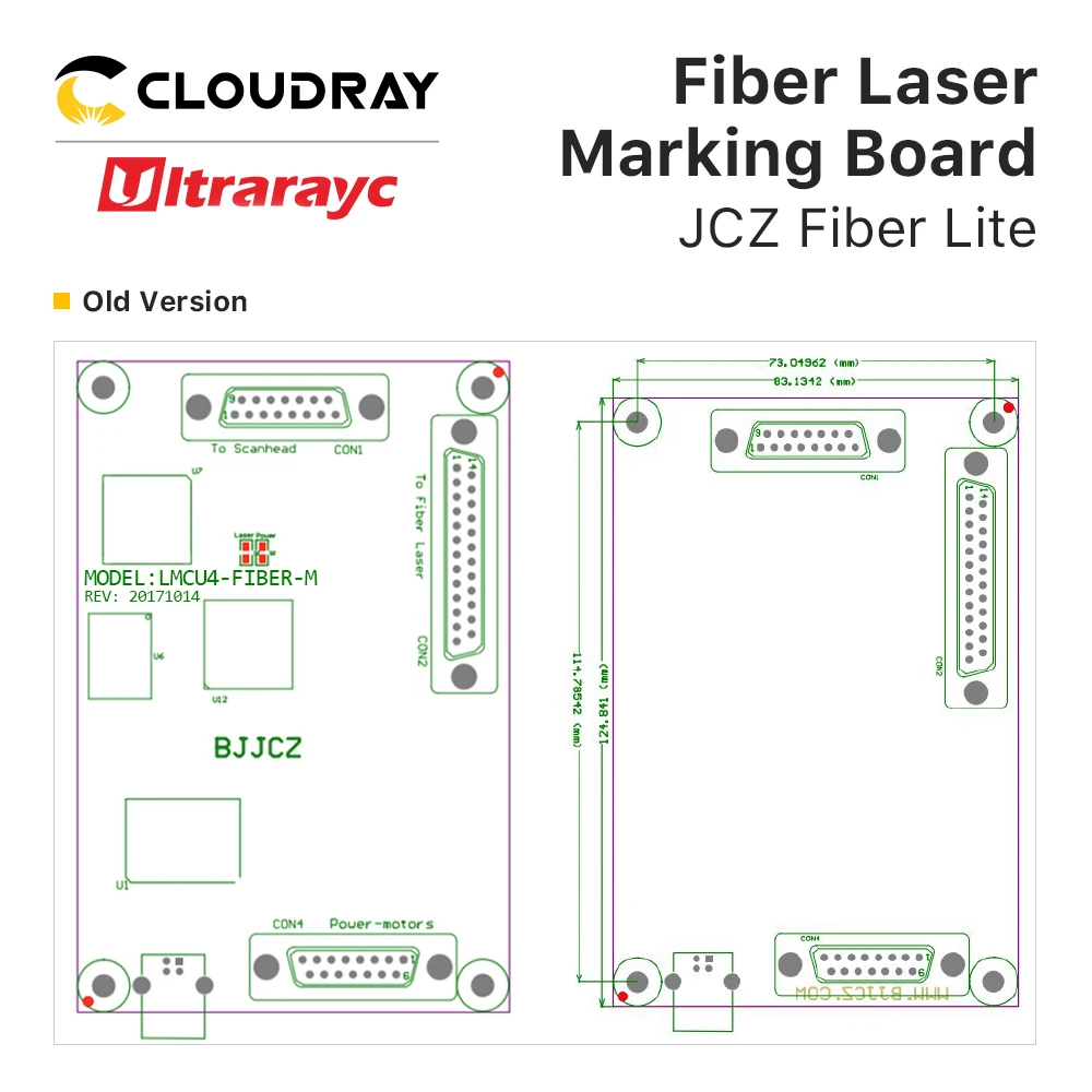 Imagem -05 - Placa de Marcação a Laser Ultrarayc Original Bjcz Lmcv4-fiber Ezcad Software para Fiber Laser Machine Raycus Max Jpt Novo