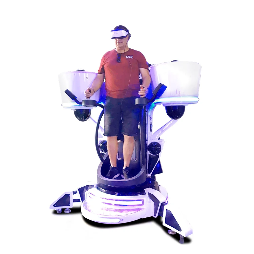 Equipo fácil del MR de la operación del simulador de vuelo de la realidad virtual de la rotación de 360 grados VR para la experiencia de vuelo