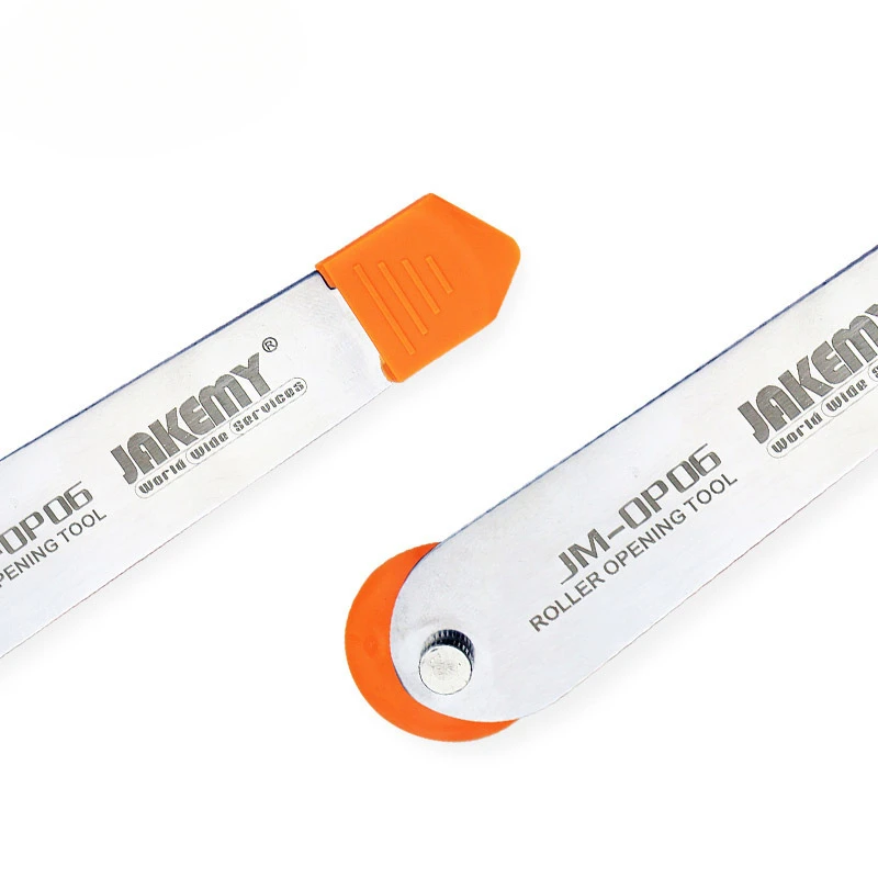 JM-OP06 Roller Opening Pry Spudger Ultra Thin LCD Screen Opener for iPhone iPad Samsung Tablet Phone Repair Tool