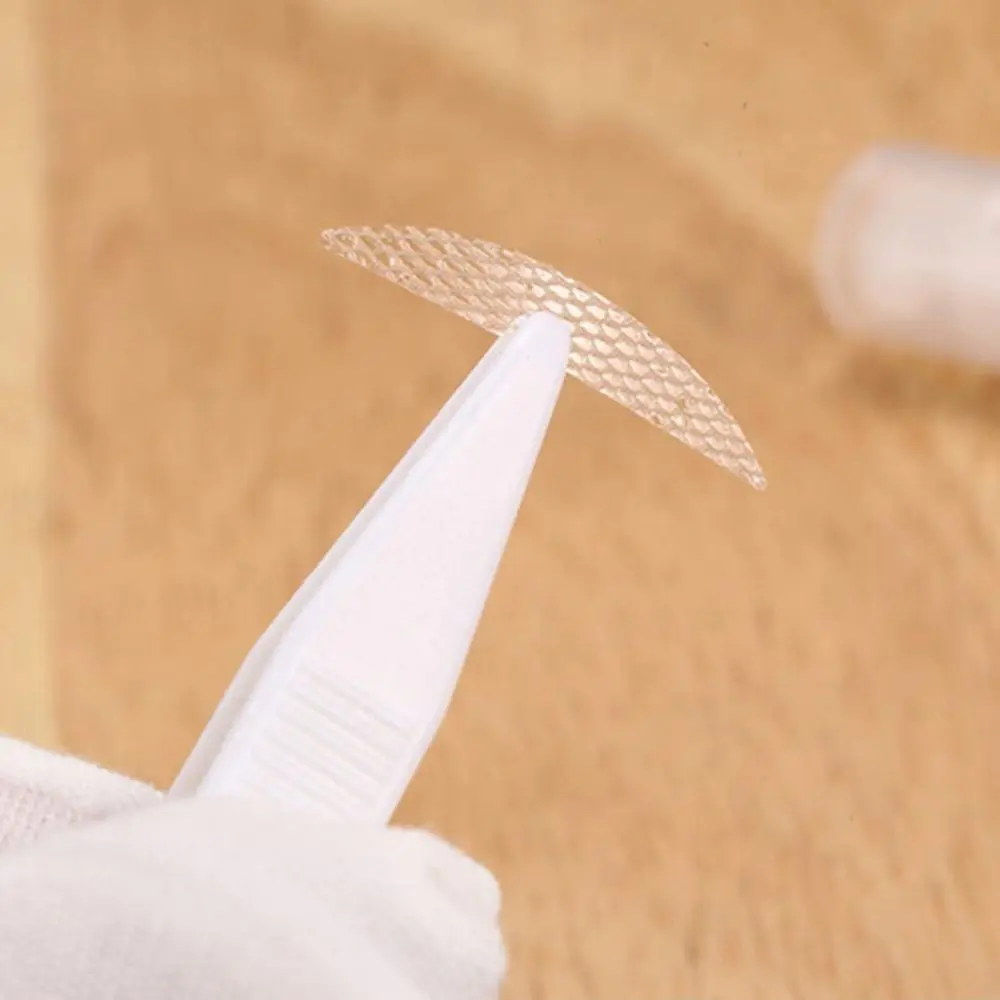 200 pares con herramienta auxiliar, pegatina para párpados de malla de encaje, pegatinas invisibles para párpados plegables con pulverizador de agua, ojos grandes, 12 formas