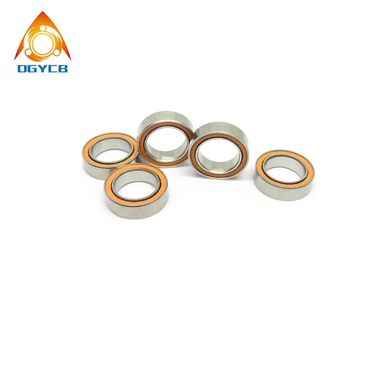 10 قطعة RC السيراميك تحمل 6x12x4 SMR126 2RS الفولاذ المقاوم للصدأ الهجين السيراميك تحمل 6*12*4 SMR126C 2OS MR103 MR104 MR105 RS 2RS DDU