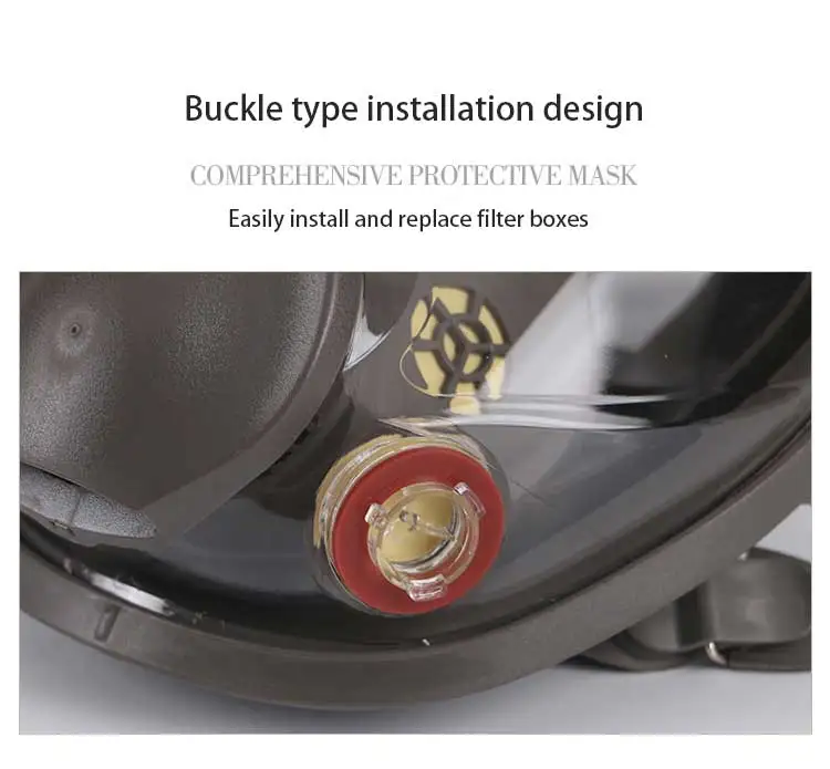 Anti Dust Fog proof 6800 Full Face Gas Mask Respirator Industrial Painting Spraying Respiration Safety Work Protective Gasmask