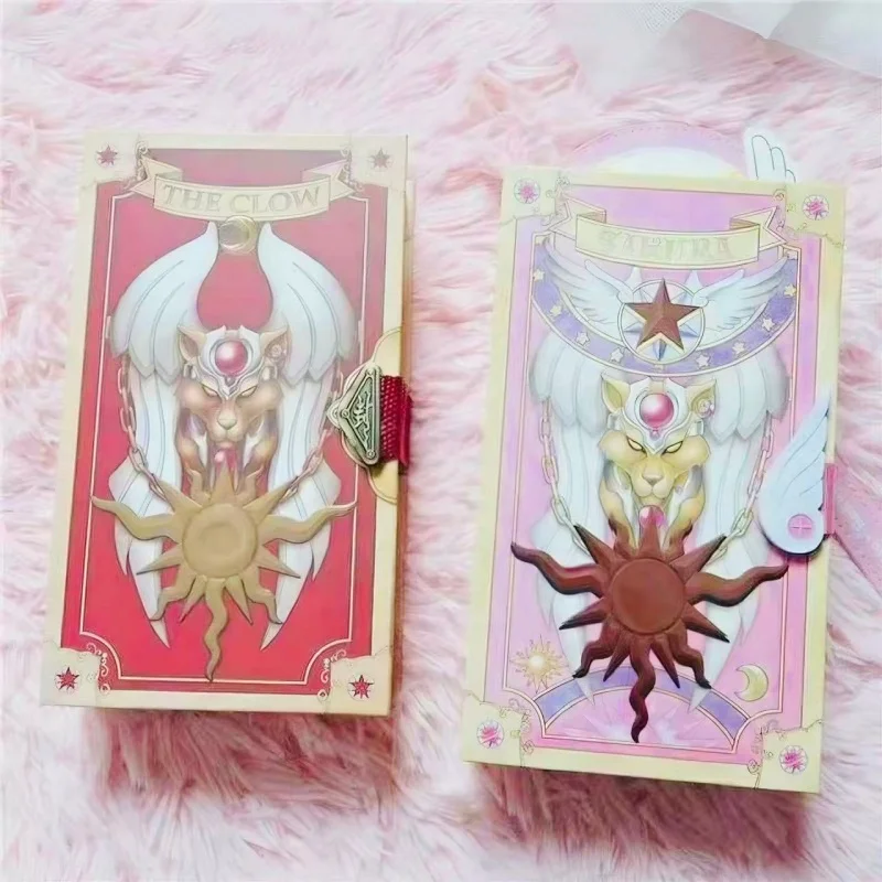 Anime Cardcaptor Sakura 56Pcs Clow Card / Sakura Card Buckle Magic Book Shaped Outer Box Fan Collection Commemoration Girl Gift - view 2