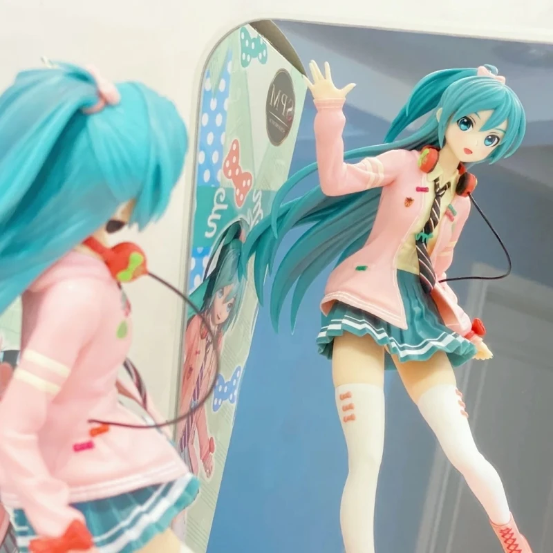 Instock Sega Original Hatsune Miku Diva Ribbon Girl Bow Girl Arcade Future Tone Hatsune Miku Spm Amine Figure Model Collection