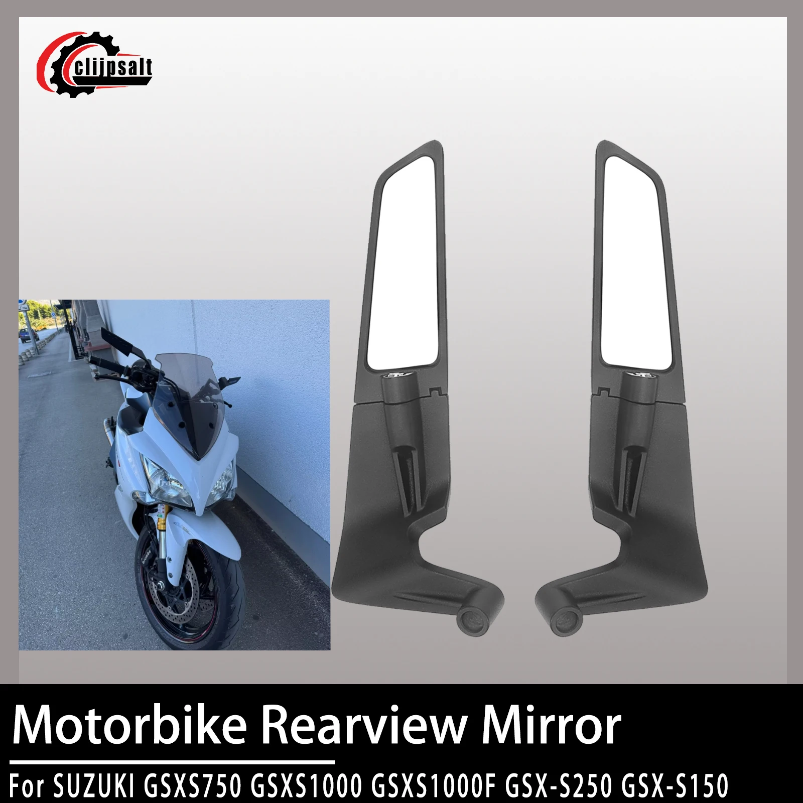 

Зеркало заднего вида с ЧПУ для мотоцикла с фиксированным крылом для SUZUKI GSXS750 GSXS1000 GSXS1000F GSX-S250 GSX-S150 GSX S 750 1000 250 150 GS