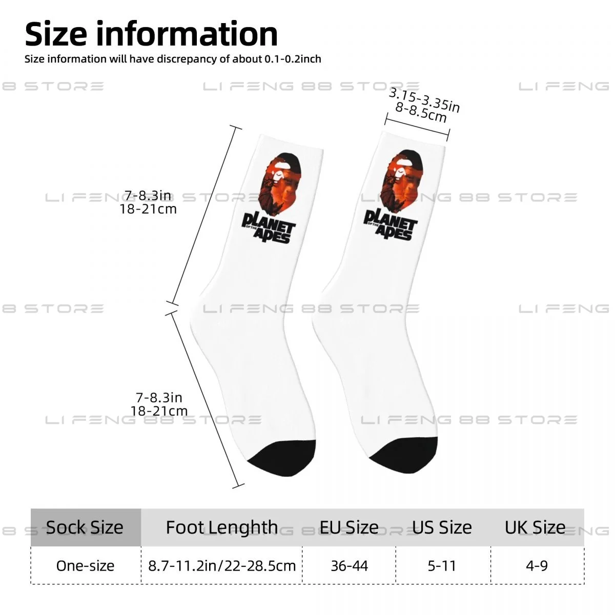 Gorilla Face Apes Movie Men Women Socks Outdoor Novelty Spring Summer Autumn Winter Stockings Gift