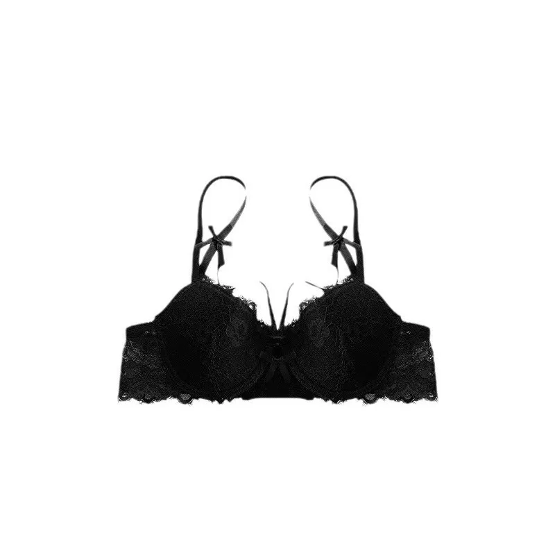 Conjunto de sujetador de encaje francés MOYISU Push Up 2025 |   Oferta flash de verano de bralette con lazo y aros de lujo |   Soporte Allure y comodidad transpirable