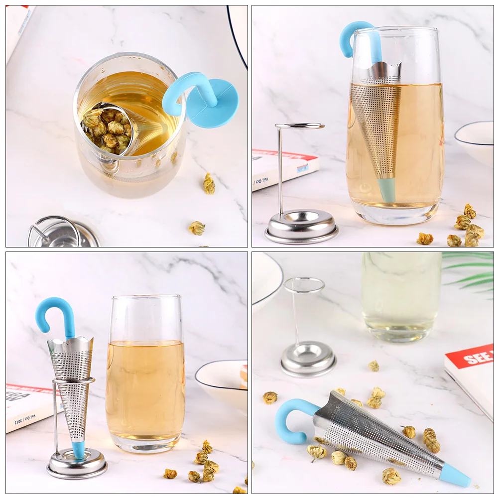 

2Pcs Stainless Steel Tea Strainer High Temperature Resistant Detachable Tea Filter for Home Office Use Home Supplies