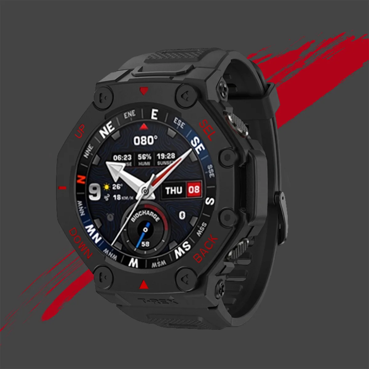 PC Protective Case for Huami Amazfit T-rex 3Pro 48mm Hollow Wear-resistant Protector Cover Shell Frame Smartwatch Accessories image 6
