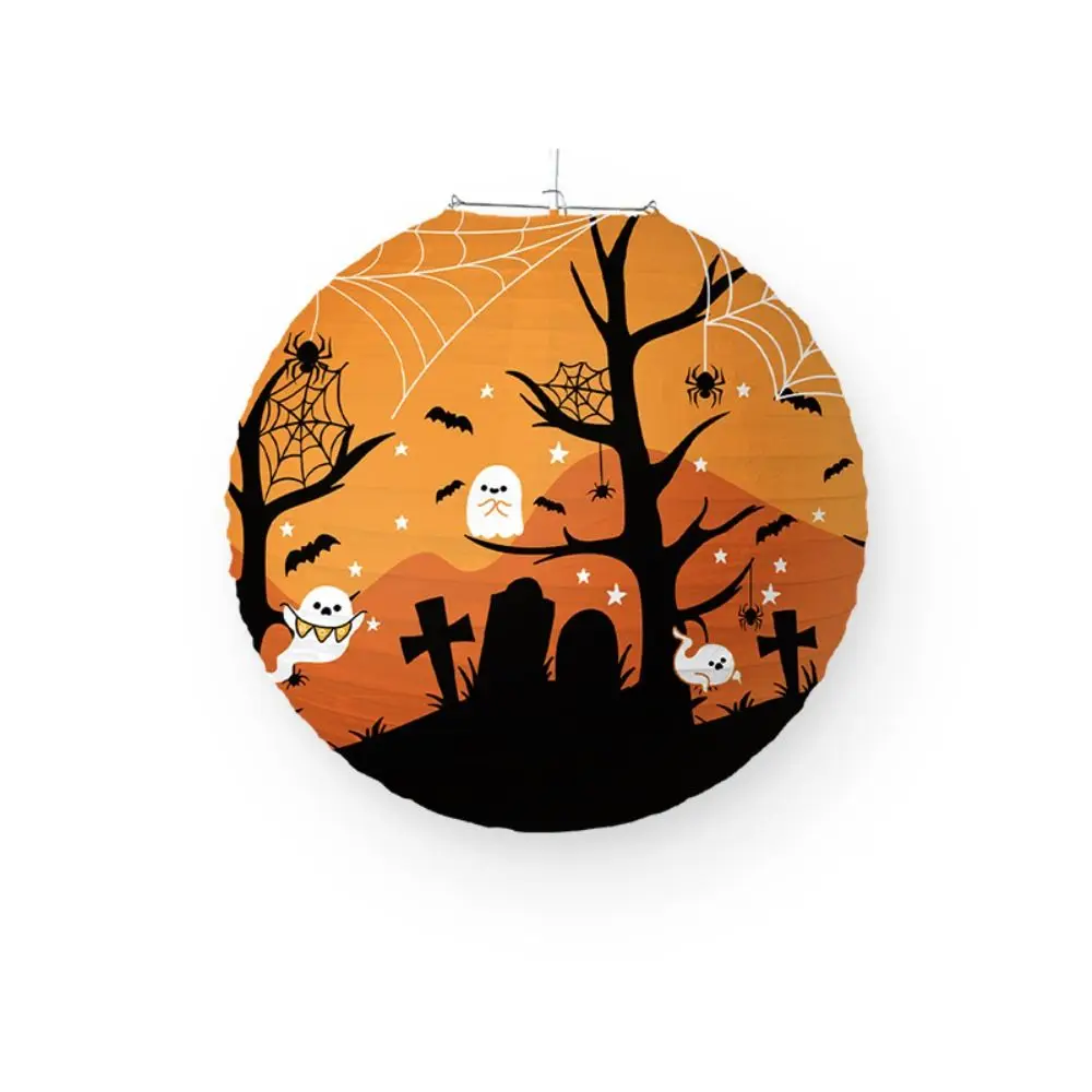 

Funny Ghost Halloween Paper Lantern Bat Paper Festival Ghost Lanterns DIY Handmade Halloween Hanging rPops Holiday Decor